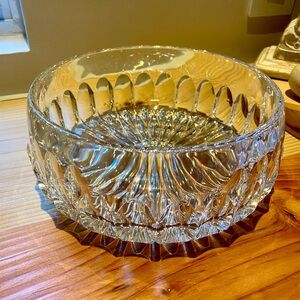 Stunning and beautifully Cut Full Lead Crystal Serving Bowl by Gorham Company